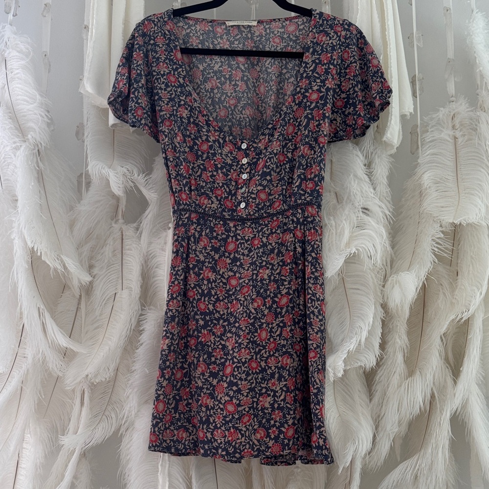 Spell & the Gypsy Collective Jasmine 90's navy floral mini dress